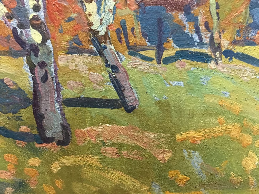 Oil painting Forest landscape Gaiduk Viktor Kirillovich - 8