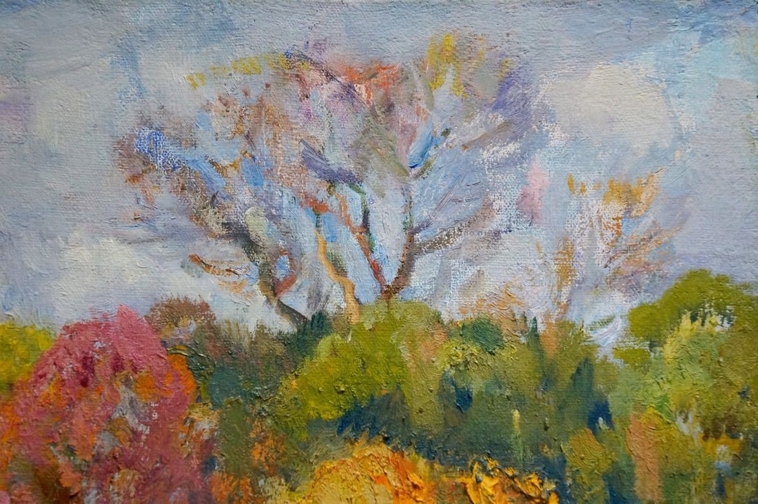 Oil painting Autumn colors Mynka Alexander Fedorovich - 4