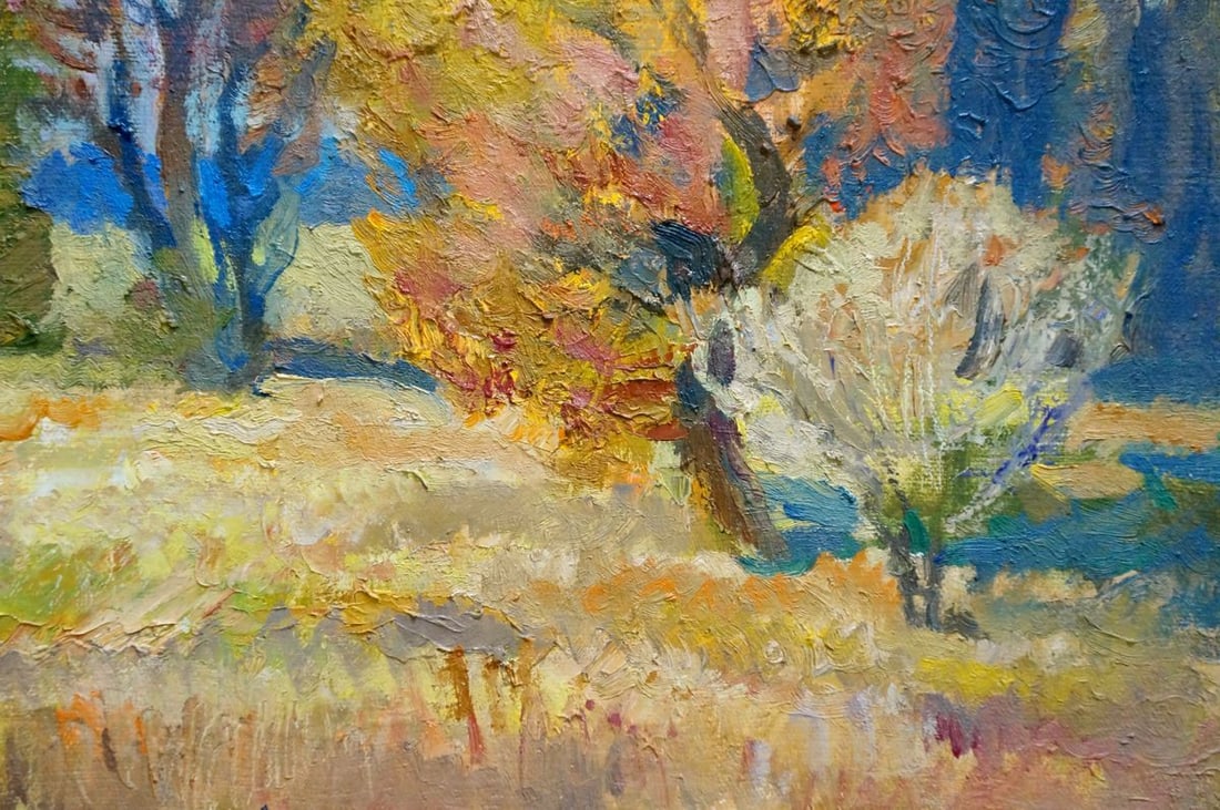 Oil painting Autumn colors Mynka Alexander Fedorovich - 5