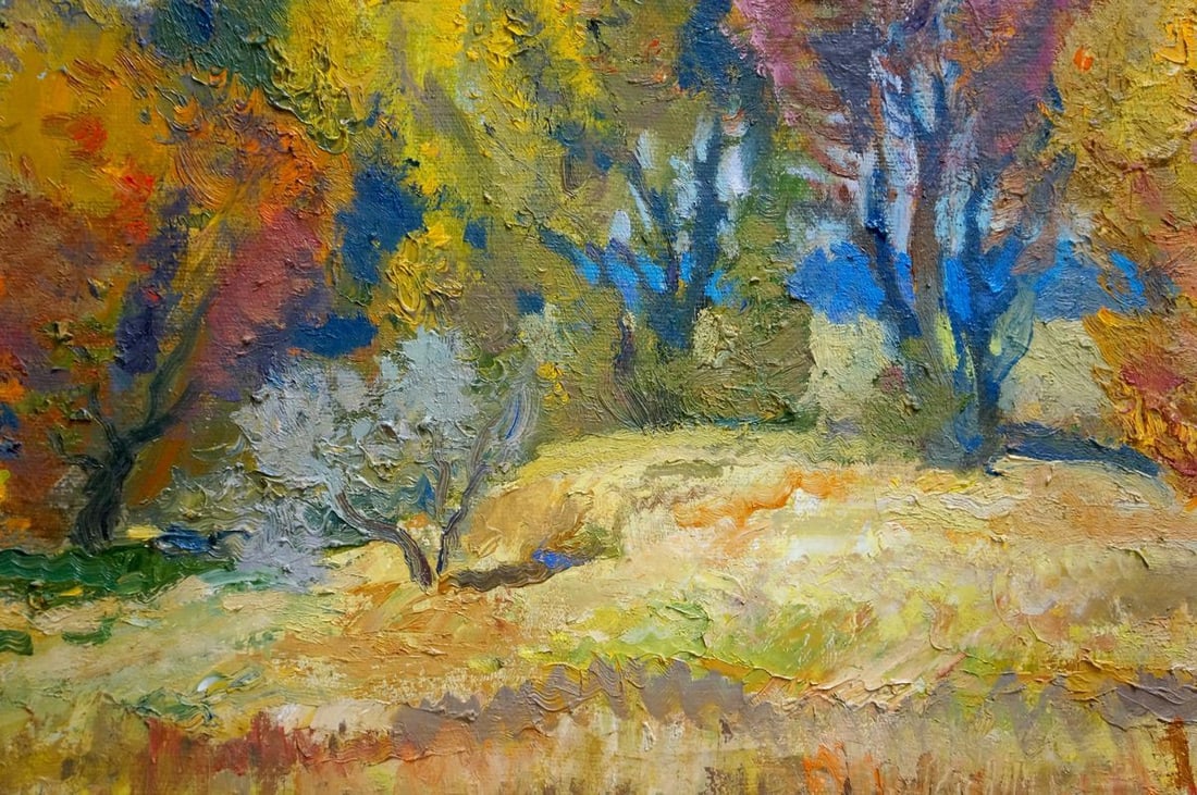 Oil painting Autumn colors Mynka Alexander Fedorovich - 6