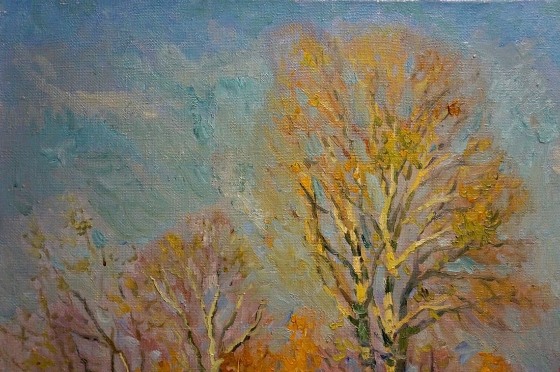 Oil painting Waiting for the winter Mynka Alexander Fedorovich - 3