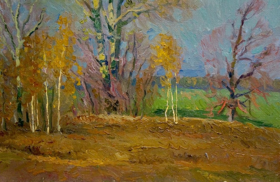 Oil painting Waiting for the winter Mynka Alexander Fedorovich - 5
