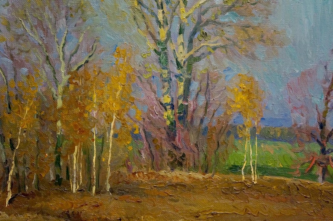 Oil painting Waiting for the winter Mynka Alexander Fedorovich - 6