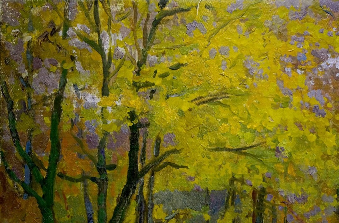 Oil painting Autumn has come Mynka Alexander Fedorovich - 3