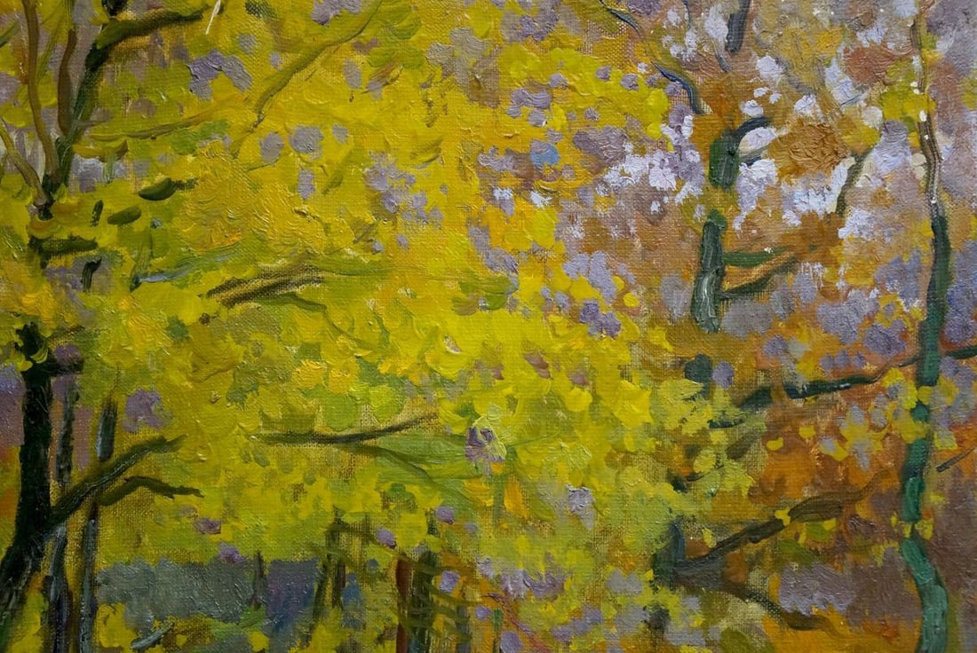 Oil painting Autumn has come Mynka Alexander Fedorovich - 4