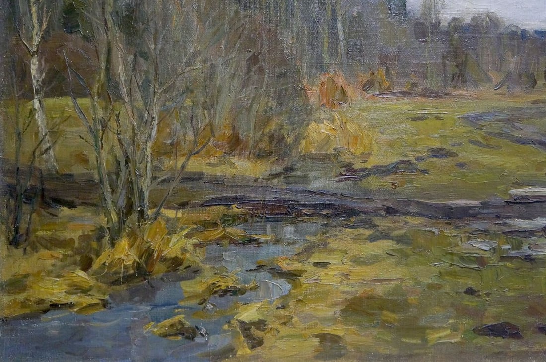 Oil painting Closer to the forest Sokolov Vasily Vasilievich - 2
