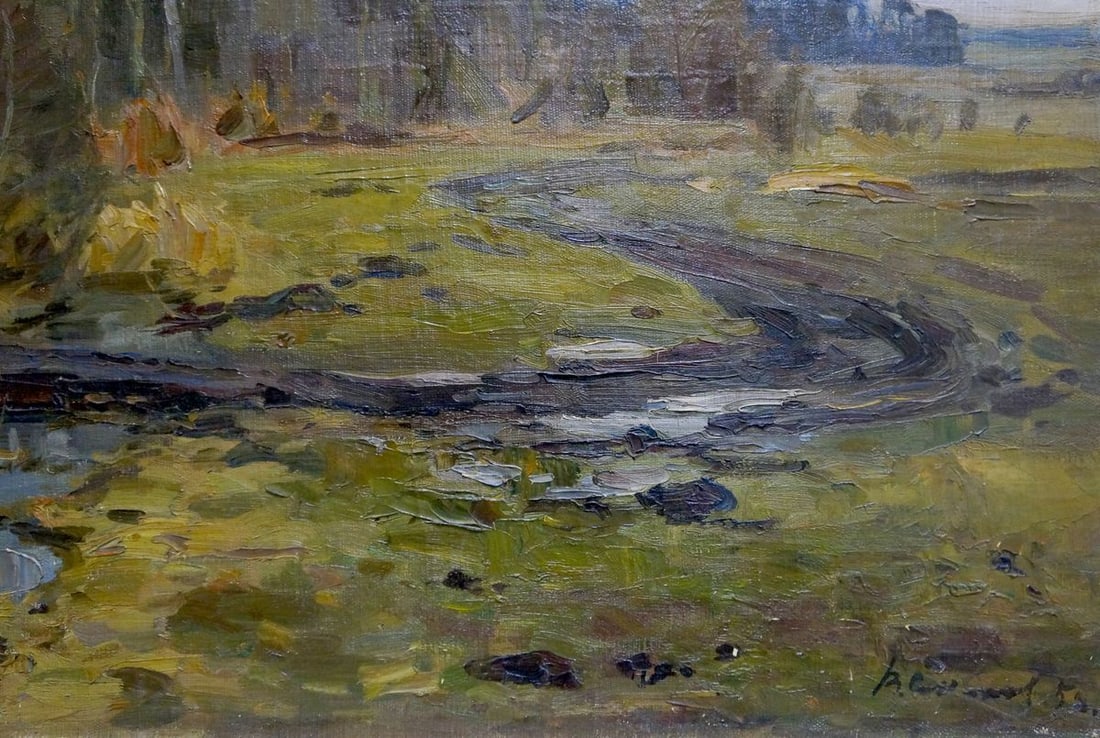 Oil painting Closer to the forest Sokolov Vasily Vasilievich - 5