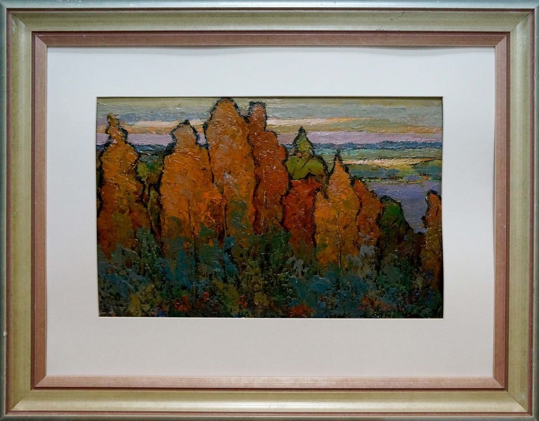 Oil painting Landscape Konstantinopol'skiy Adol'f Markovich (1 of 10)
