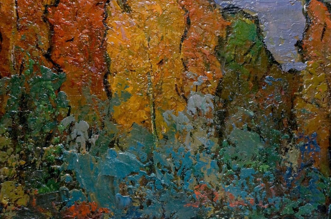 Oil painting Landscape Konstantinopol'skiy Adol'f Markovich - 5
