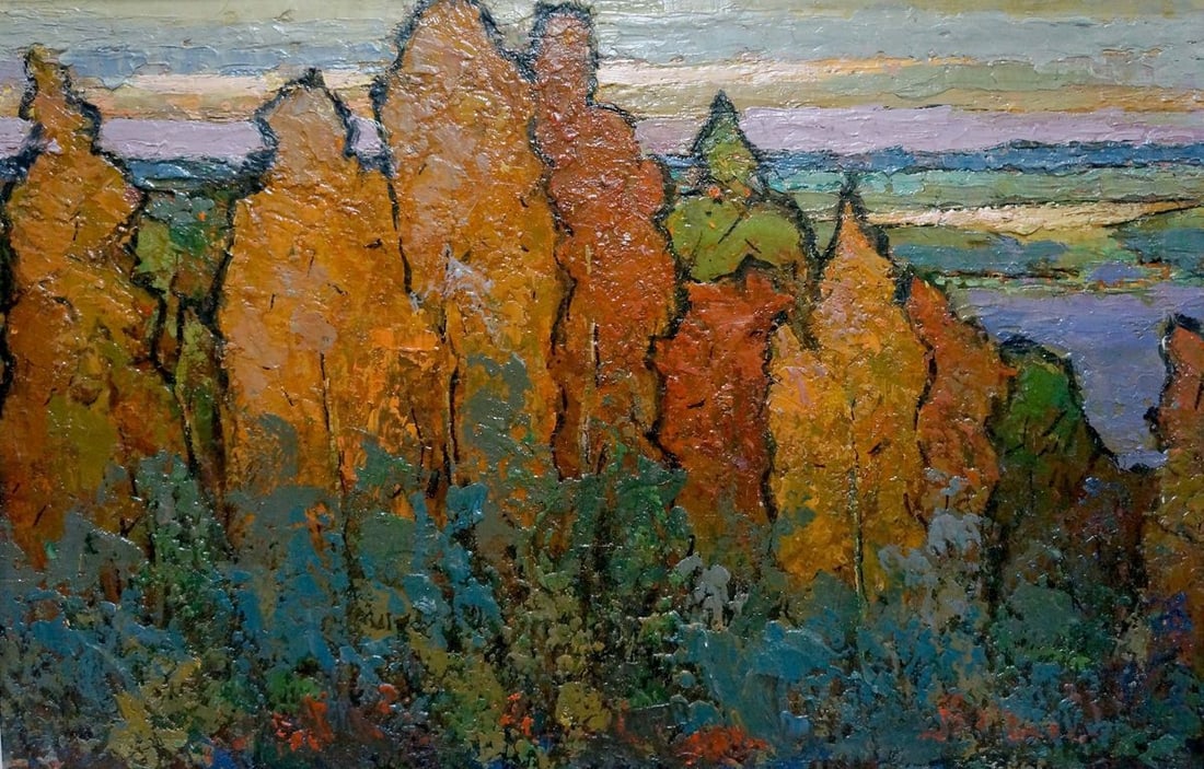 Oil painting Landscape Konstantinopol'skiy Adol'f Markovich - 6