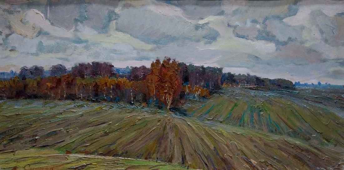 Oil painting After the rain Snopok A.N. - 2