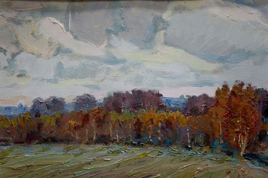 Oil painting After the rain Snopok A.N. - 4