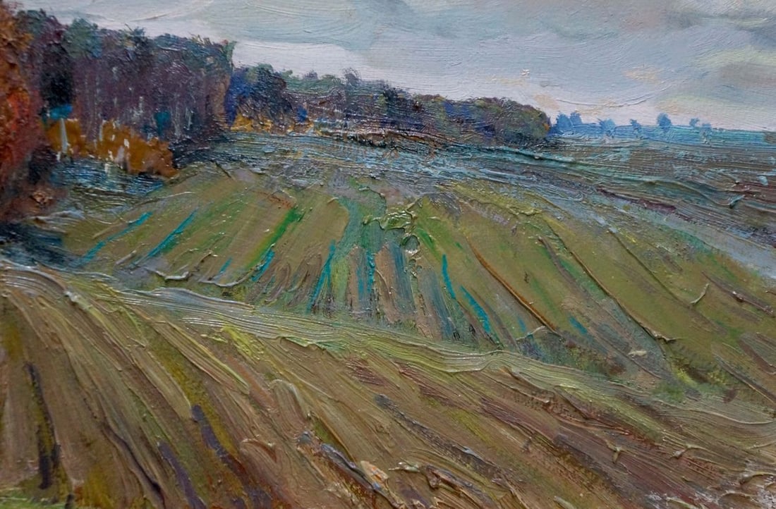 Oil painting After the rain Snopok A.N. - 6