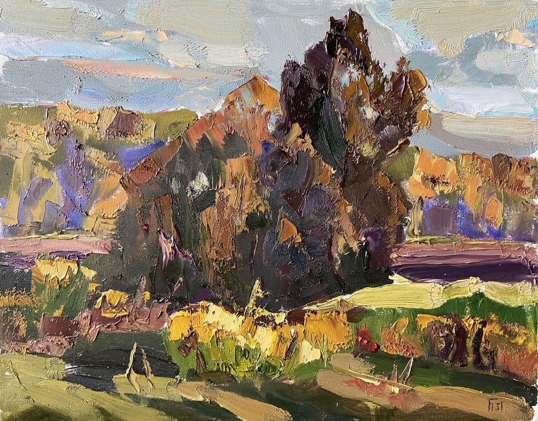 Oil painting Beginning of autumn Kapotenko Ivan Ivanovich: Title: Oil painting Beginning of autumn Kapotenko Ivan Ivanovich Description: No.Gap 37 *** ABOUT THIS PAINTING *** * TITLE: "Beginning of autumn" * ARTISTS: Kapotenko Ivan Ivanovich * SIZE: 40x50