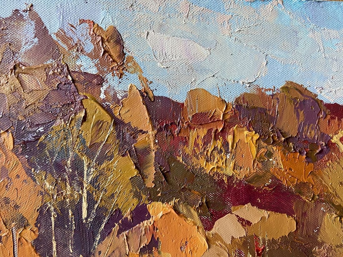 Oil painting Autumn in Nikolayevshchina Kapotenko Ivan Ivanovich - 2