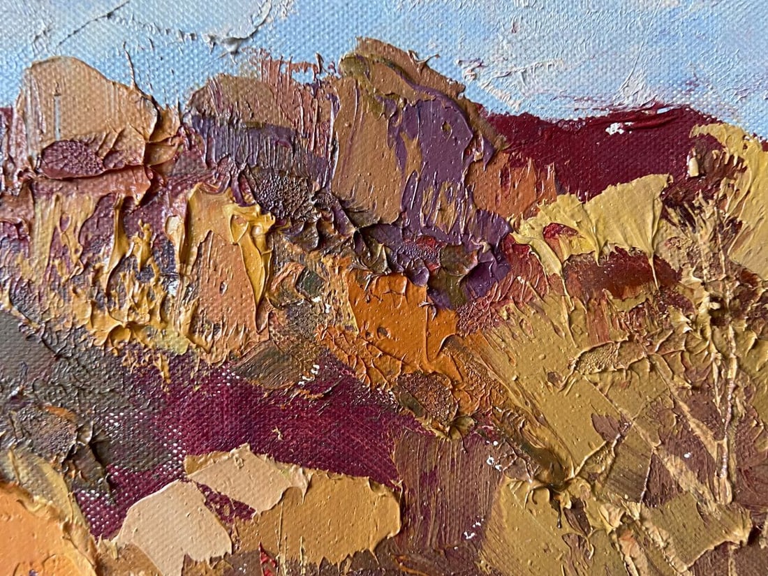 Oil painting Autumn in Nikolayevshchina Kapotenko Ivan Ivanovich - 3