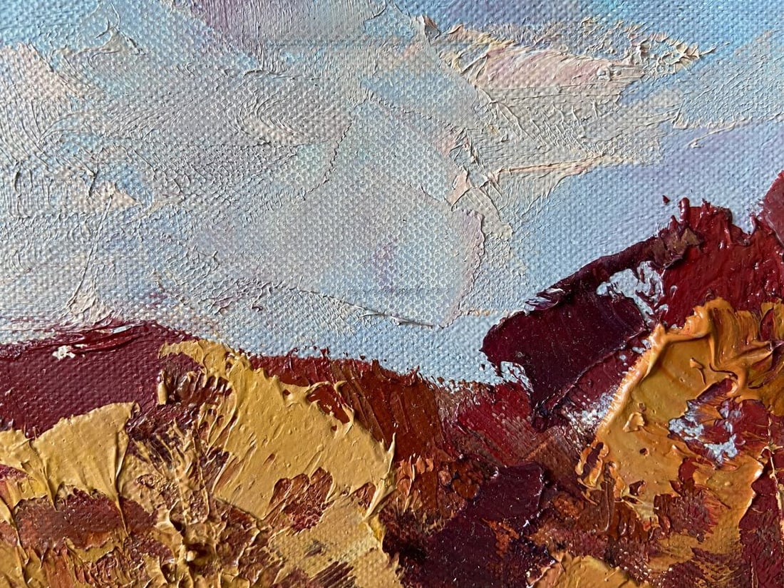 Oil painting Autumn in Nikolayevshchina Kapotenko Ivan Ivanovich - 4