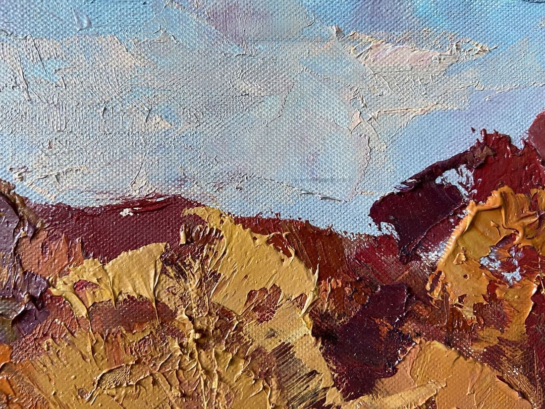 Oil painting Autumn in Nikolayevshchina Kapotenko Ivan Ivanovich - 9
