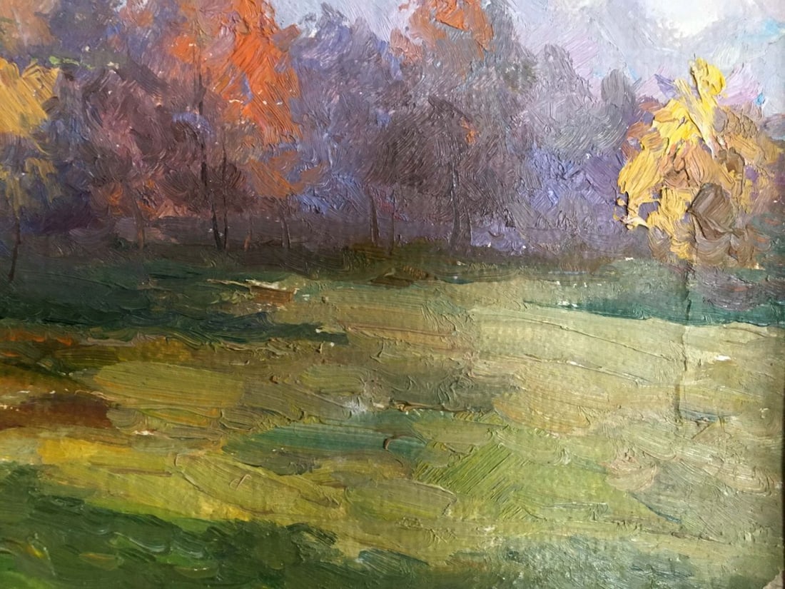 Oil painting Autumn landscape Priyezzhev Boris Andrianovich - 4