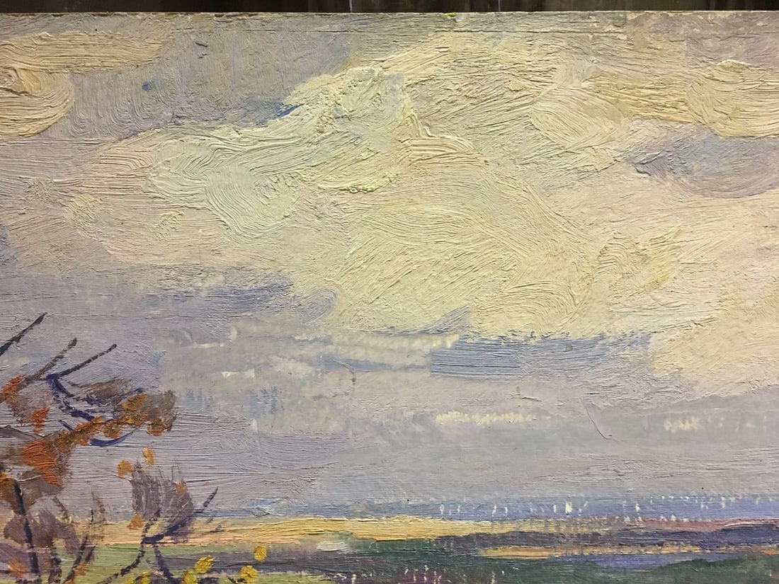 Oil painting Autumn day Gantman Moses Faybovich - 4