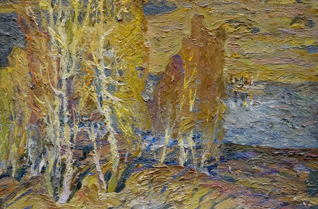 Oil painting Golden autumn Ruban Grigory Savelievich - 5