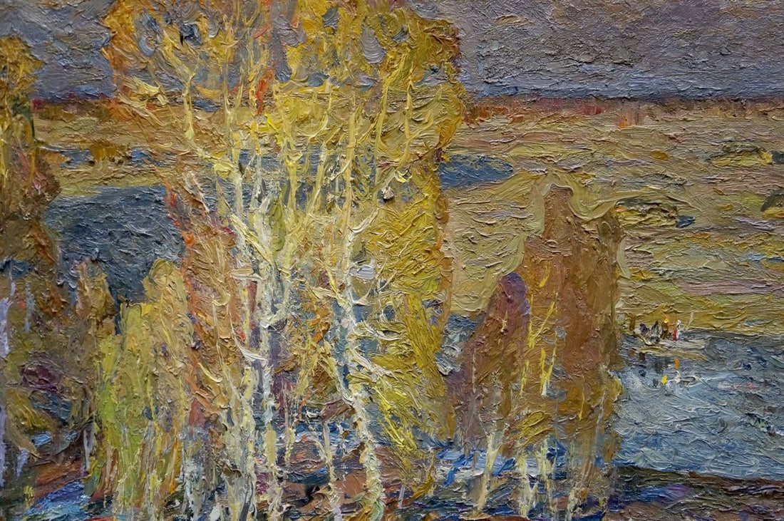 Oil painting Golden autumn Ruban Grigory Savelievich - 6