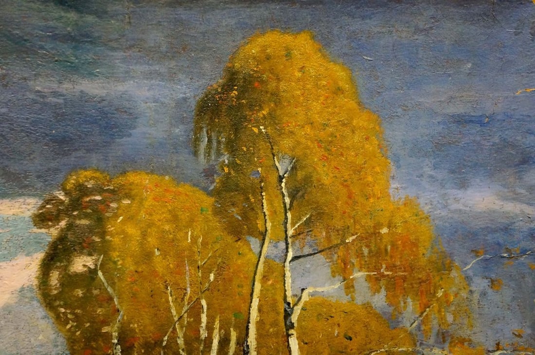 Oil painting Landscape with a palace - 4