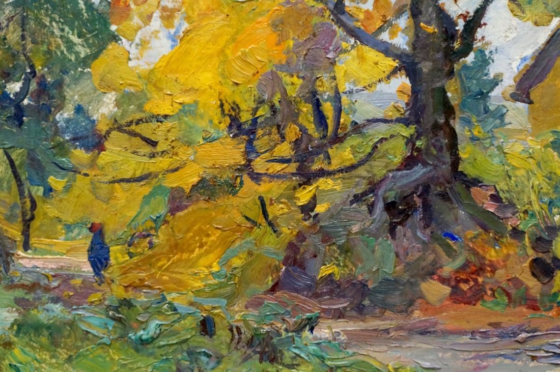 Oil painting Walk in the woods Gantman Moisey Faibovich - 6