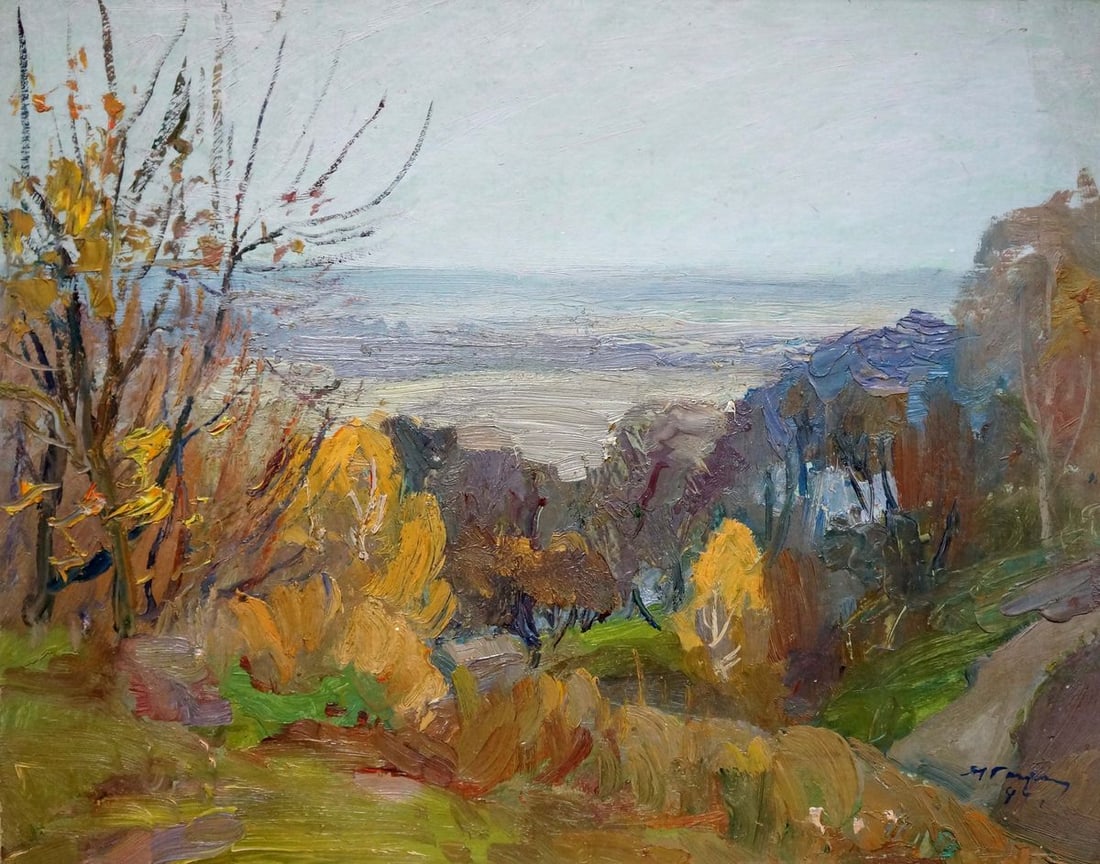 Oil painting Mainly cloudy Gantman Moses Faybovich (1 of 8)