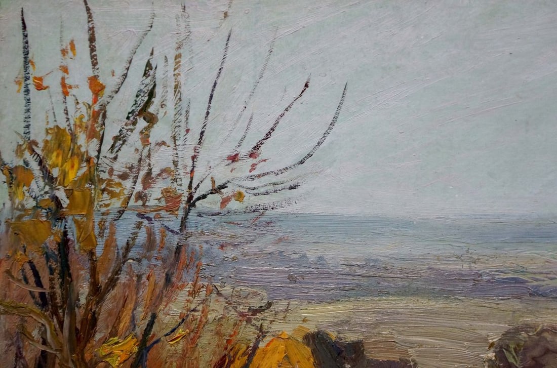 Oil painting Mainly cloudy Gantman Moses Faybovich - 3