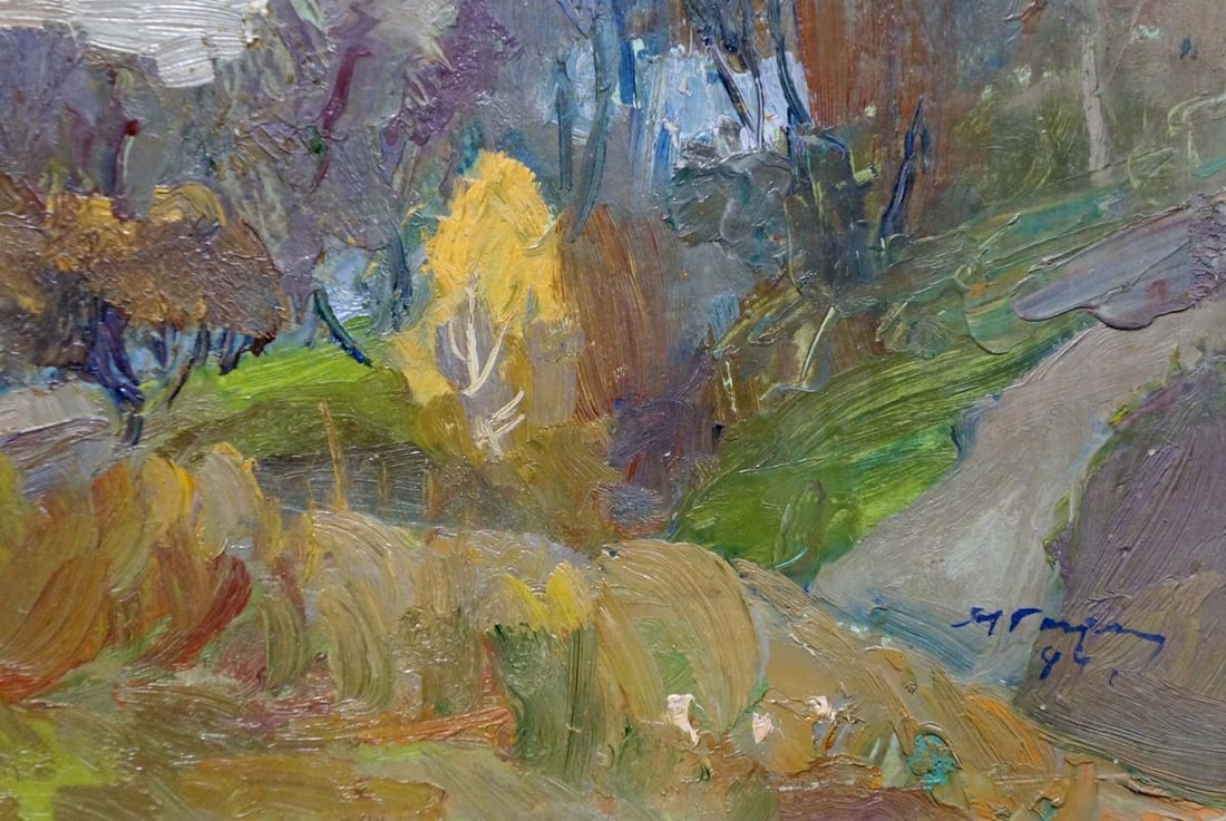 Oil painting Mainly cloudy Gantman Moses Faybovich - 5