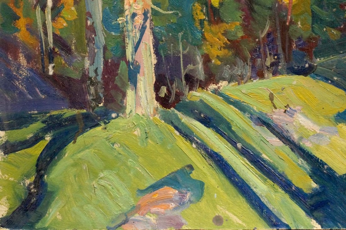 Oil painting Golden autumn Fomin Anatoly Nikiforovich - 2