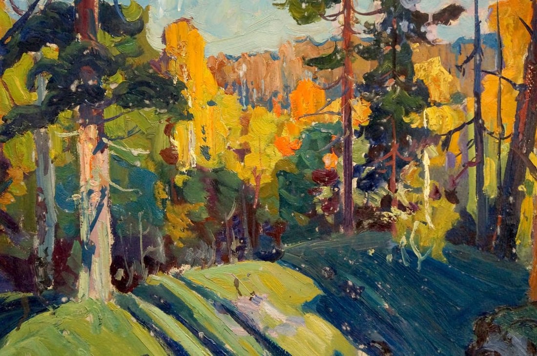 Oil painting Golden autumn Fomin Anatoly Nikiforovich - 6