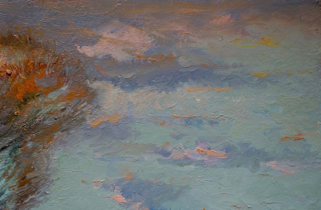 Oil painting Evening came Mynka (Minka) Alexander Fedorovich - 4