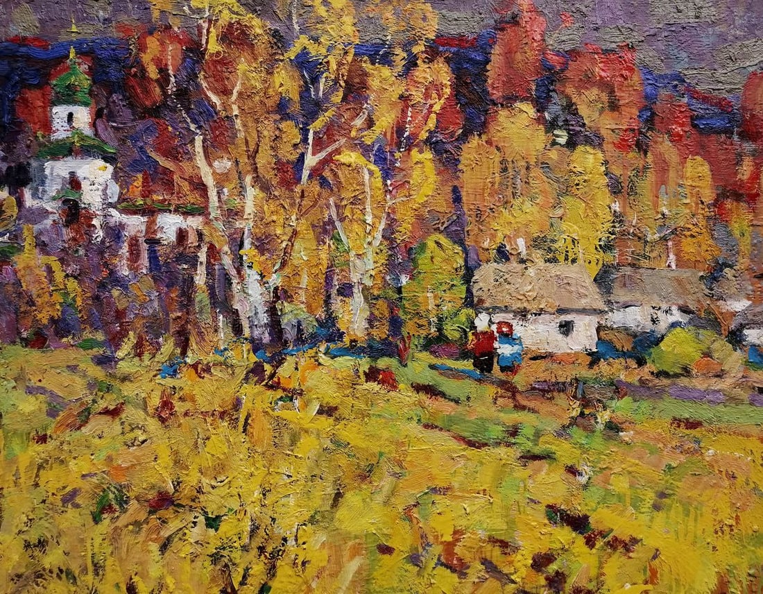 Oil painting Autumn day Kalenyuk Alex - 2