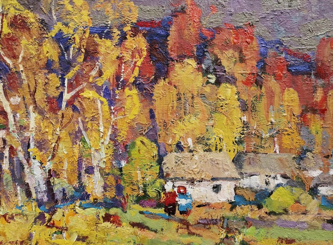 Oil painting Autumn day Kalenyuk Alex - 4