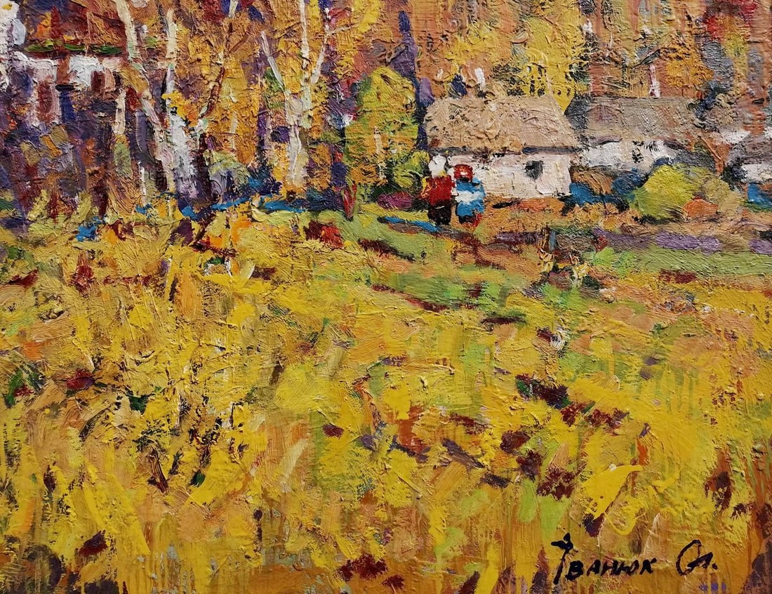 Oil painting Autumn day Kalenyuk Alex - 5