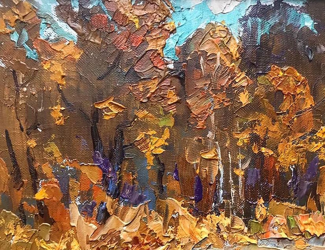 Oil painting Autumn Park Kalenyuk Alex - 2