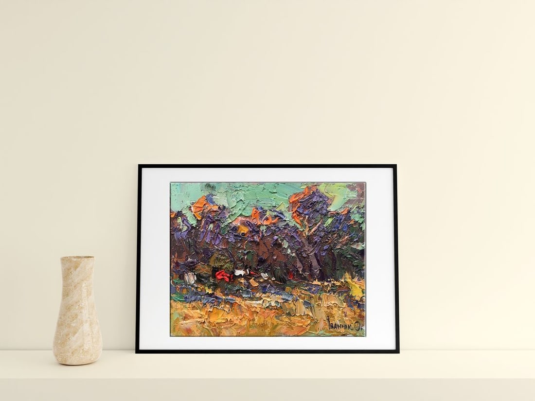 Oil painting Warm evening Kalenyuk Alex - 3