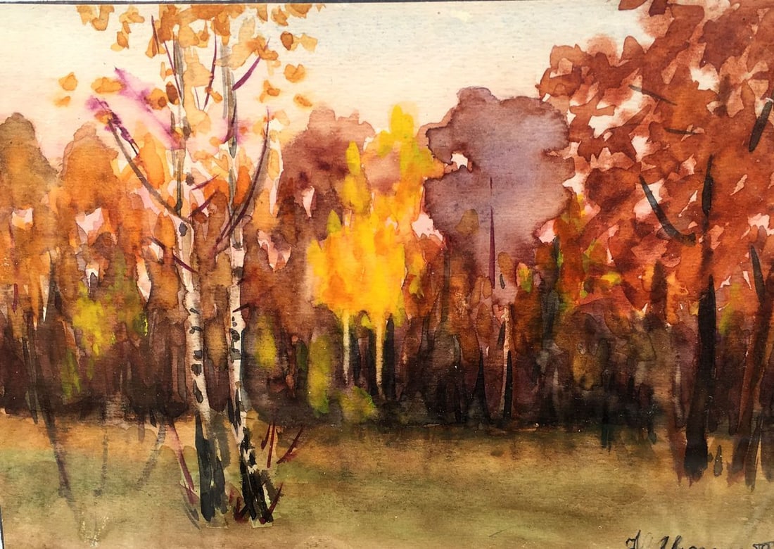 Oil painting Forest Ivan Kirillovich Zyupka - 2