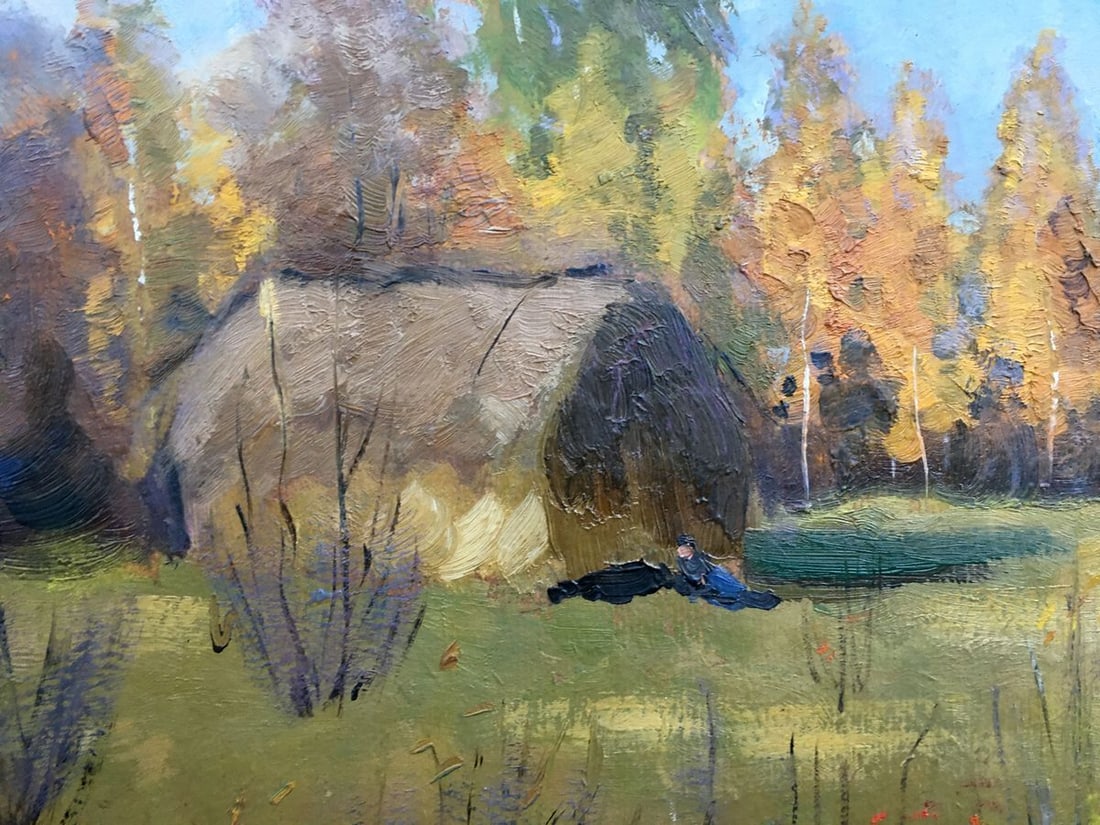 Oil painting Autumn landscape Tsyupka Ivan Kirillovich - 4