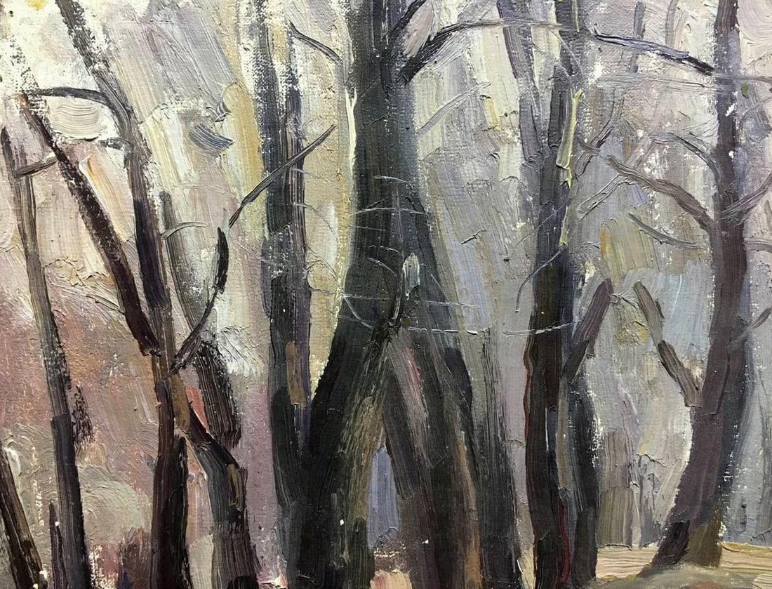 Oil painting Autumn forest Bloshenko Anatoly Mikhailovich - 2