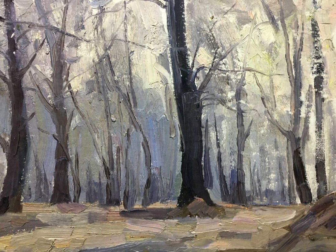 Oil painting Autumn forest Bloshenko Anatoly Mikhailovich - 5