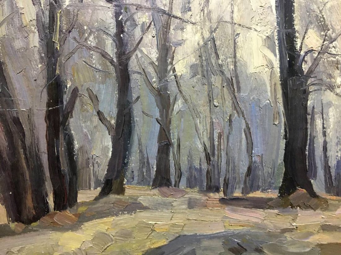 Oil painting Autumn forest Bloshenko Anatoly Mikhailovich - 6