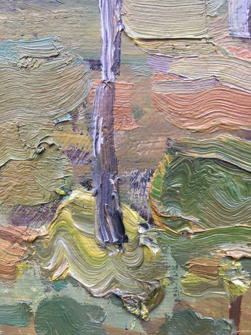 Oil painting Twilight in the forest Bloshenko Anatoly Mikhailovich - 6
