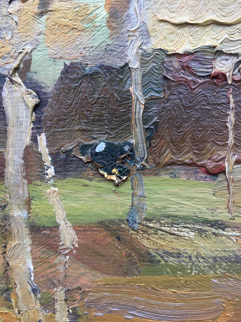 Oil painting Twilight in the forest Bloshenko Anatoly Mikhailovich - 7