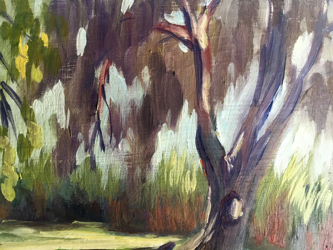 Oil painting Autumn forest Svetlana Gramm - 10