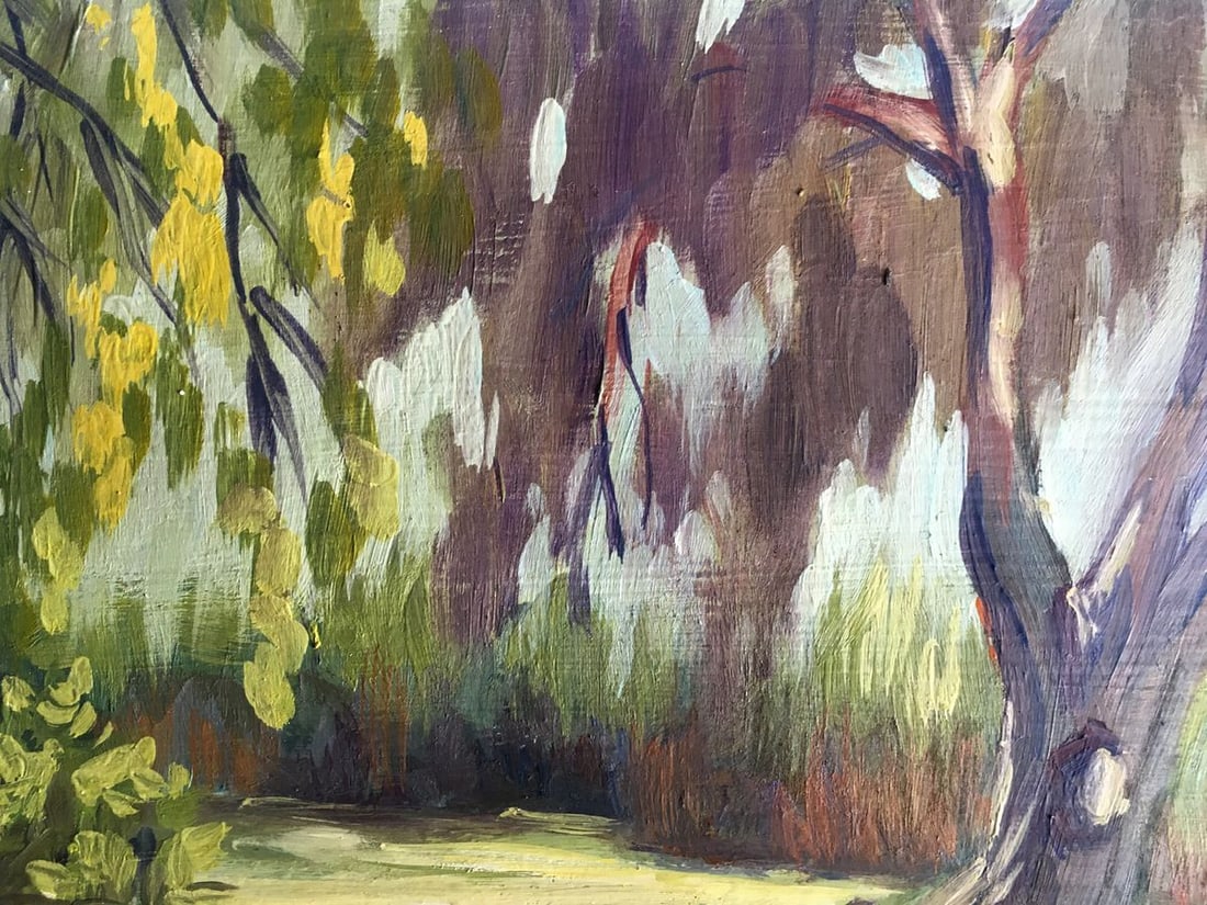 Oil painting Autumn forest Svetlana Gramm - 11