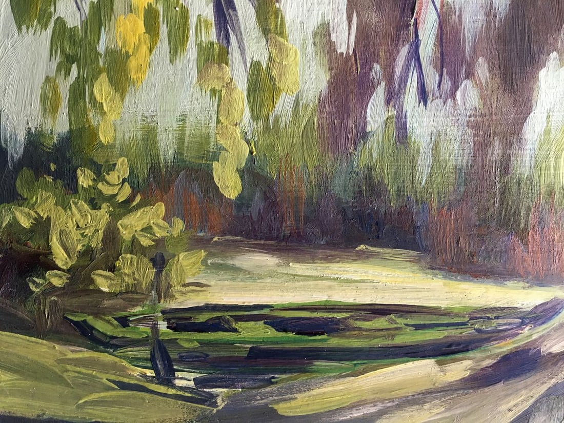 Oil painting Autumn forest Svetlana Gramm - 4