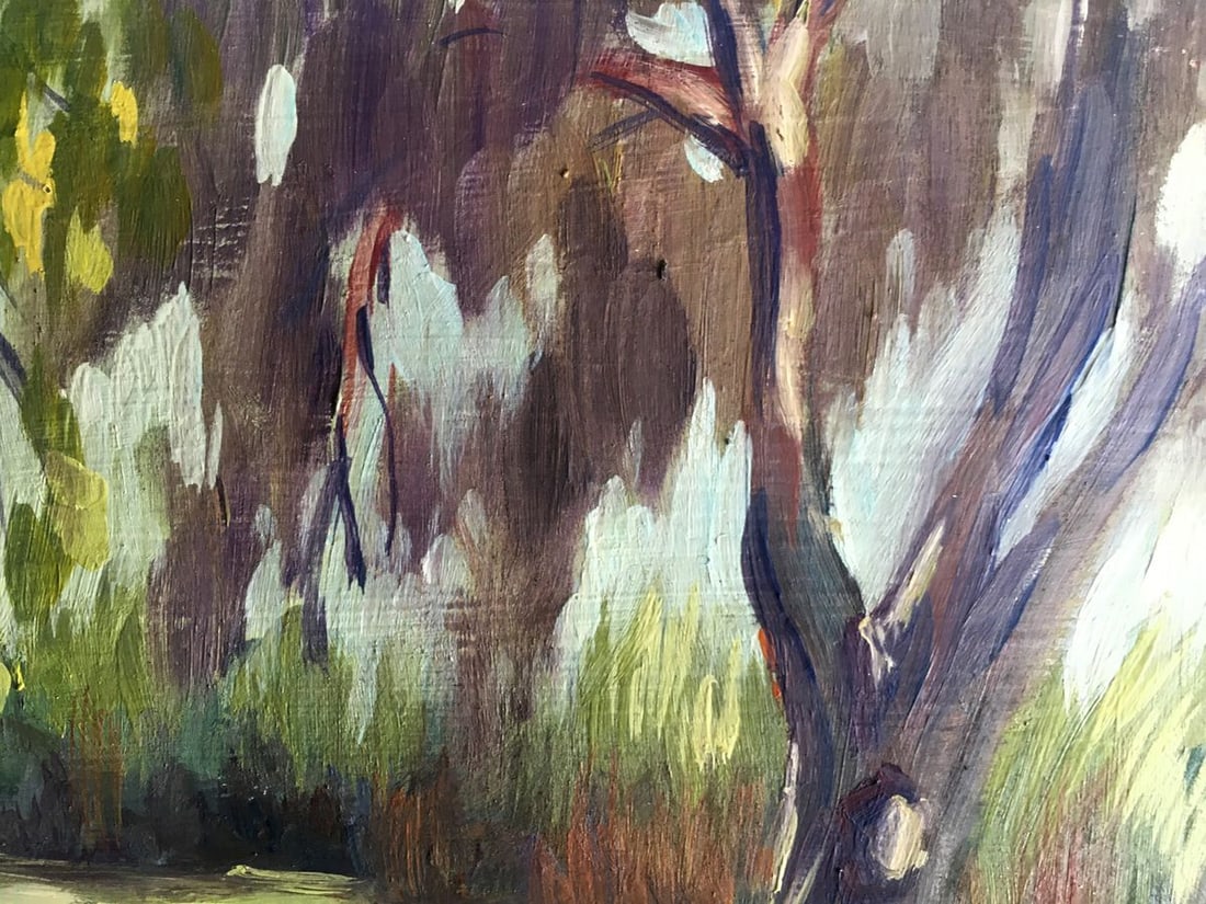 Oil painting Autumn forest Svetlana Gramm - 5